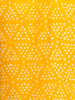 Load image into Gallery viewer, Long Sleeve Regular Collar Bandhani Shirt – Mango Yellow
